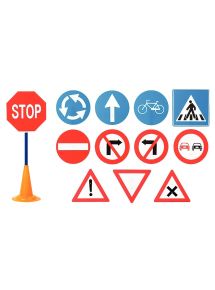 Lot de 12 Panneaux routiers 86cm