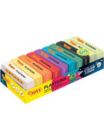 Boite de 10 pain 50grammes plastilina