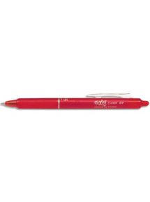 Stylo roller pointe moyenne métal Frixion Clicker 07, écriture 0,35mm, rouge