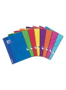 Cahier polypro OpenFlex 24x32cm, 96p, petits carreaux , piqûre 90g