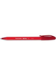 Stylo bille pointe moyenne Inkjoy 100, écriture 0,4mm, rouge