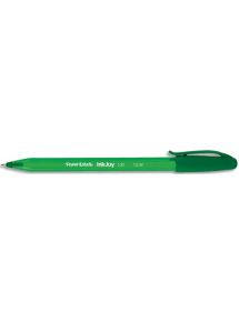 Stylo bille pointe moyenne Inkjoy 100, écriture 0,4mm, vert