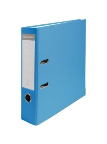 Classeur à levier polypropylène, 29x32cm, dos de 8cm, bleu roy