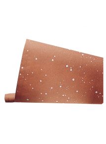 Papier cadeaux Kraft brun 60g, 2,5x0,7m, motifs rocher