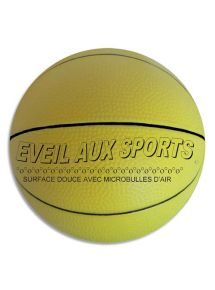 Ballon de basket mousse de PVC 17,8cm, 200g