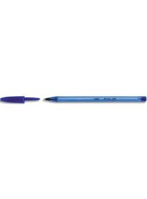 Stylo bille pointe moyenne Cristal soft, bleu