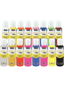 Kit découverte de 16 flacons 150 ml de peinture acrylique ACRYLCOLOR