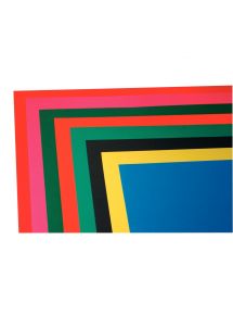 Paquet de 25 feuilles Cartoline 270g couleurs assorties, format 50x65cm