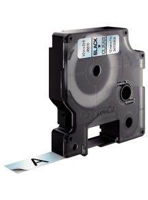 Recharge Dymo D1 12 mm x 7 m noir et transparent