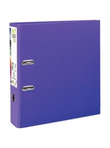 Classeur à levier PREM'TOUCH format A4+, dos 8 cm, violine