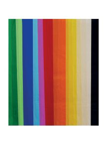 Papier de soie, rouleau de 24 feuilles 0,75x0,5m assorties