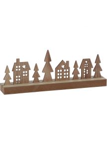 Centre de table Noël en bois