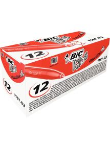 Boîte de 12 feutres Visacolor XL, pointe extra-large, rouge
