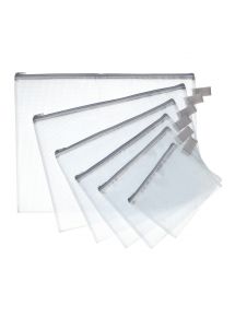 Pochette fourre-tout 17.5x21cm grise