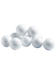 Lot de 10 boules en styropor, diamètre 3,5 cm