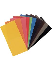 Lot de 10 plaques de cire à découper + fiche créative