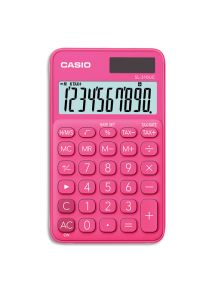 Calculatrice de poche Casio 10 chiffres rose