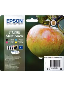 Epson POMME lot 4 cartouches encre noire, cyan, magenta, jaune haute capacité authentique T129540
