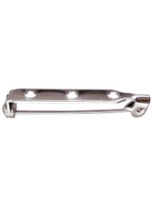 Sachet de 20 attaches broche à coller ou à coudre argent longueur 32 mm modèles nickelés