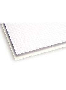 Paquet de 125 feuilles bristol, format : 50 x 65 cm, 205 grammes, uni blanc