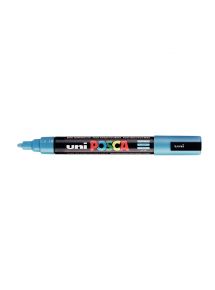 Marqueur gouache Posca pointe ogive, écriture 2,5 mm, bleu