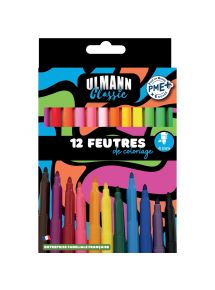 Feutre de coloriage pointe myenne Wonday, étui de 12