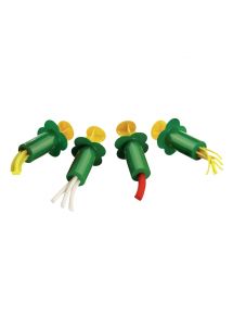 Accessoires pour modelage : lot de 4 presses de modelage formes diverses