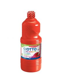 Flacon de 1L de gouache liquide GIOTTO coloris rouge vermillon