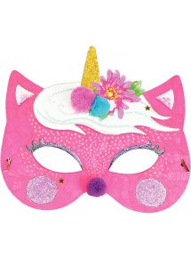 Lot de 8 masques carton licorne et super héros