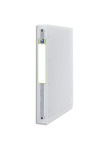 Classeur 26x32cm souple, 4 anneaux ø30mm, dos de 4cm, incolore