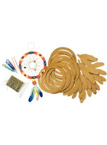Kit de 12 attrape-rêves en carton