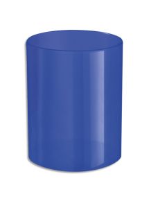 Pot à crayon en polystyrène 6,8x8,6cm, bleu