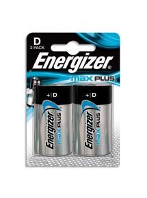 Pile Energizer Max Plus D E95, pack de 2 piles
