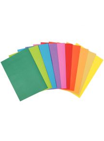 Chemise Rock's 24x32cm, 210g, assortis, paquet de 10