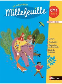 Millefeuille CM1 - Français - 2016 - Manuel numérique élève - Licence 1 an