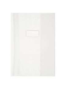 Paquet de 10 protège-cahiers en PVC 21/100ème, pour format A4, incolore