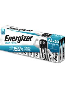 Pile Energizer Max Plus AA E91, pack de 20 piles