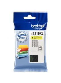 Brother LIVRE cartouche jet d'encre jaune haute capacité authentique (LC3219XLY)