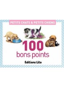 Boîte de 100 images chiots et chatons