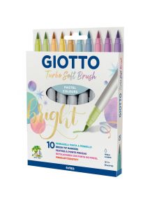 Etui de 10 feutres Soft Brush pastel