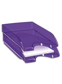 Corbeille à courrier, ultra violet translucide