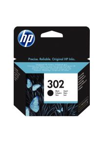 HP 302 cartouche d'encre noire authentique (F6U66AE)