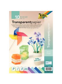 Paquet de 10 feuilles calque A4 couleurs assorties