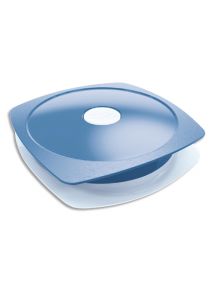 Assiette à déjeuner bleu orage, ø 20,5cm, contenance 500ml