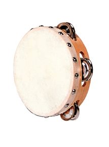 Tambourin en peau naturelle ø15cm