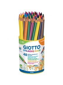 Crayon de couleur Mega, gros module, pot de 48