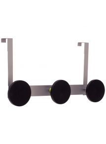 Patère de porte 3 positions en métal