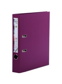Classeur à levier PREM'TOUCH format A4+, dos 5 cm, fuchsia