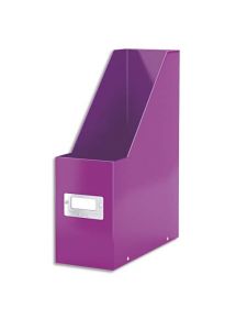 Porte-revue dos de 10cm, format 103x33x2,3cm, violet