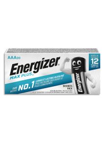 Pile Energizer Max Plus AAA E92 60/120, pack de 20 piles